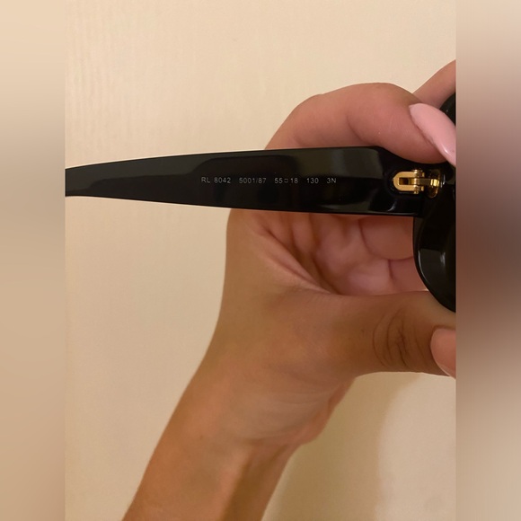 Ralph Lauren Black Circular Sunglasses 🕶️ 🖤 (Prescription) - Picture 7 of 8